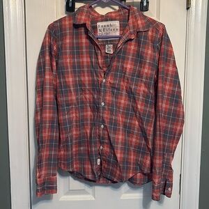 Frank & Eileen Button Down Top Small
